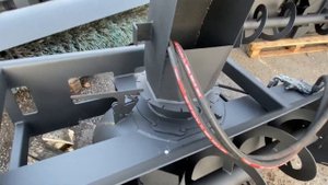 Шнекороторный снегоочиститель (снегометатель) на мини погрузчик