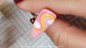 ? CUTE RAINBOW STAR NAILS | Gel Polish Nail Art Design | Pretty Pastel Summer Stars