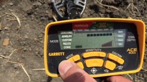 Garrett ACE 400i Iron Audio тест ржавое железо
