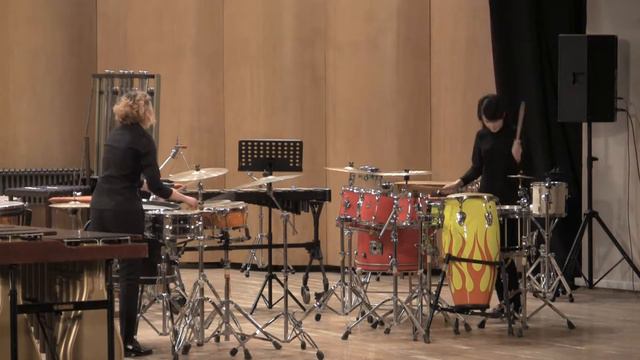 Matt Moore "Cohesion" ( Сплоченность)  for Multiple Percussion Duet
