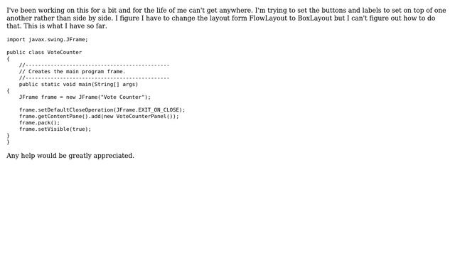 How to change FlowLayout to BoxLayout in JFrame? (2 Solutions!!) смотреть онлайн