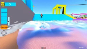 САМАЯ БОЛЬШАЯ ГОРКА В МИРЕ! ВЫЖИВАНИЕ В АКВАПАРКЕ В ROBLOX
