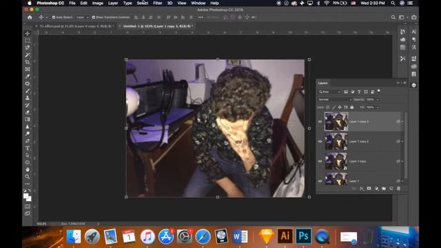 How to make Glitch effect (photoshop) смотреть онлайн