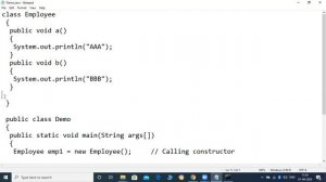 9. What is Constructor? What are the types of Constructor in java?