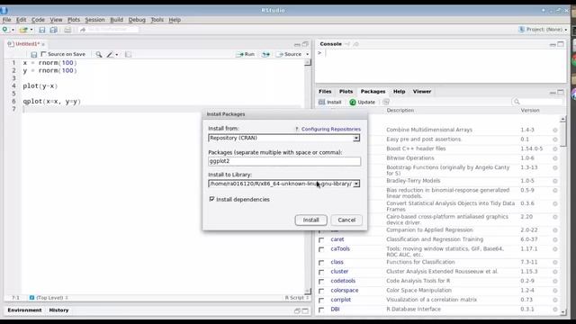 Download do R & RStudio e instalação de pacotes смотреть онлайн