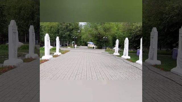 Левобережный комплекс: аллея классической музыки. Этнодеревняэтноауыл. Часть 3.