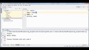 Знакомство с PyCharm, ввод/вывод, условный оператор
