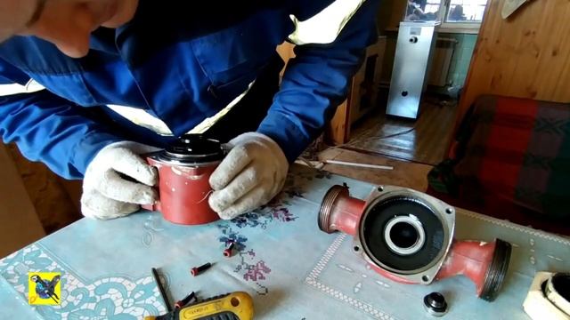 РЕВИЗИЯ НАСОСУ GRUNDFOS СВОИМИ РУКАМИ.КАК РАЗОБРАТЬ ЦИРКУЛЯЦИОННЫЙ НАСОС. смотреть онлайн