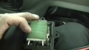 Renault Scenic ремонт вентилятора печки, ремонт реостата