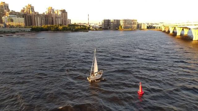 Санкт-Петербург. место где нева впадает в Финский залив смотреть онлайн