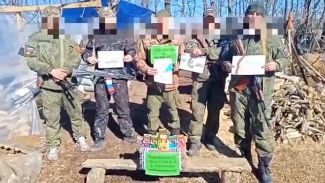 Солдаты благодарят волонтёров ЛДПР за доставленную гуманитарую помощь смотреть онлайн