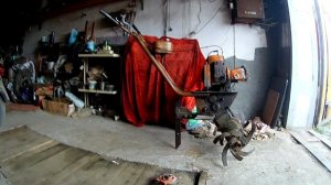 Культиватор приставка на базе бензопилы урал