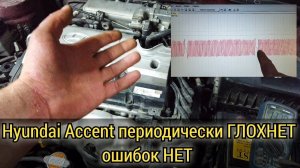 Hyundai Accent глохнет на ходу потом то заводится, то не заводится. Check engine не горит ошибок нет