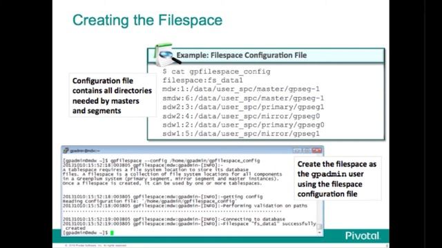 Greenplum Storage Considerations смотреть онлайн