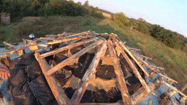 Опилки в качестве утеплителя крыши