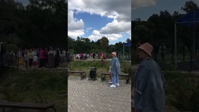 Пешеходный мост с людьми обрушился в городе Луга Ленинградской области