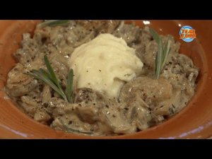 Лучший рецепт БЕФСТРОГАНОВ с белыми грибами и воздушным пюре