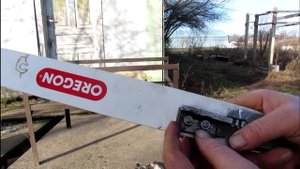 Самодельный натяжитель цепи на шине для электропилы