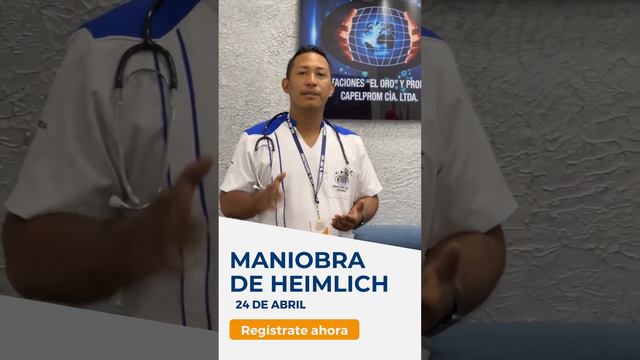 Webinar Primeros Auxilios Maniobra de Heimlich