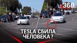 Tesla сбила «ребёнка» три раза подряд: он разлетелся на части