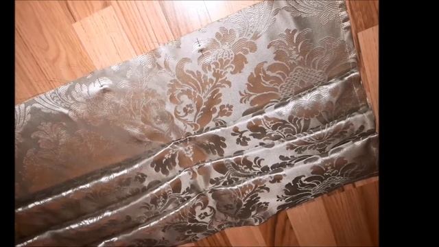 Австрийская или английская штора своими руками.  Мягкий ламбрекен.