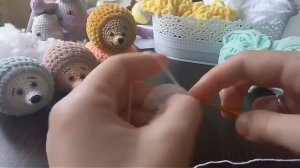 Мастер-класс вязаный ежик крючком описание