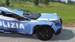 Подборка экстремальных автомобильных аварий - BeamNG Drive Crashs