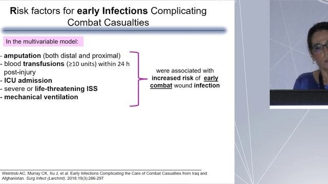 Trauma-related infection Eleni Magira  ESICM 22 Tr&TBI