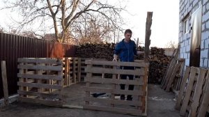 Строю теплицу с поддонов 2 часть