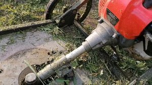 Газонокосилка из триммера. Штука ВО!!! ???