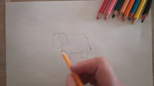 Как нарисовать слона. Рисуем слоника с детьми