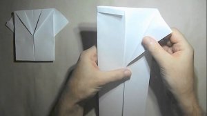 Как сделать рубашку на коротких рукавах из бумаги А4?