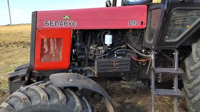 Дискование стерни тракторами МТЗ-1222.3 и МТЗ-892 с дискаторами Радагостмаш.
