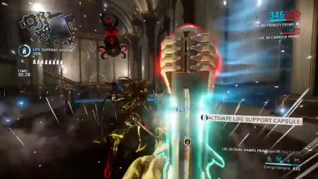 Warframe T4 Survival Solo Melee Only Trinity Prime смотреть онлайн