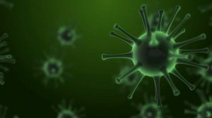 Футаж - Медицина - Бактерия - Инфекция - Вирус (зеленый)