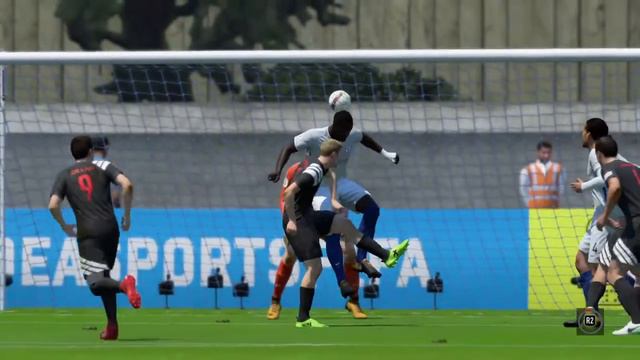 Удар головой Смольникова в FIFA 18 смотреть онлайн