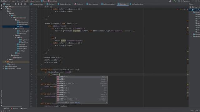 РАЗРАБОТКА ПЛАГИНОВ ДЛЯ МАЙНКРАФТ #11 | Кодим логику игры смотреть онлайн