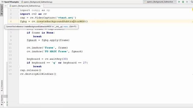 OpenCV Python Tutorial For Beginners 39 - How to Use Background Subtraction Methods in OpenCV
