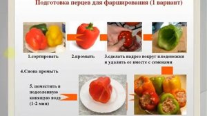 #Приготовление полуфабрикатов из овощей#