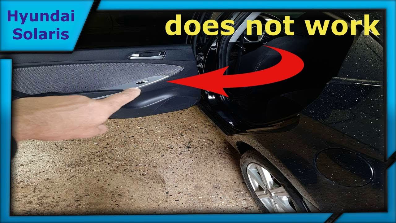Не работает стеклоподъёмник Hyundai Solaris смотреть онлайн