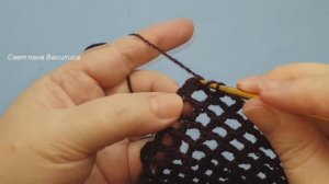 как связать филейную сетку СветланаСК 👍📌