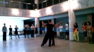 Выступление чемпионов мира по спортивным бальным танцам