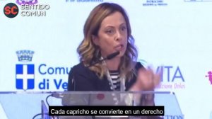 Sentido Común - Impresionante discurso PRO-VIDA y PRO-FAMILIA de la Diputada Giorgia Meloni 