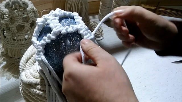 DIY Macrame Ornament Ball Tutorial // DIY // макраме // как связать