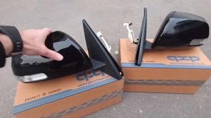 Тойота хайлендер зеркала боковые, наружные.