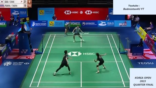 Dechapol Puavaranukroh/Sapsiree Taerattanachai vs Seo Seung Jae/Chae Yu | KOREA OPEN 2023 | QF смотреть онлайн