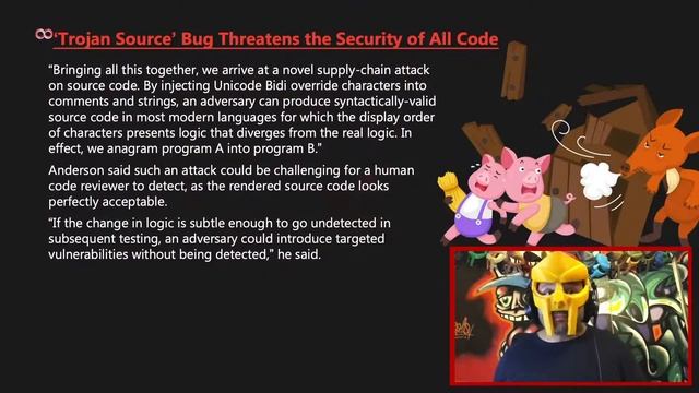 Trojan Source Bug Threatens the Security of All Code смотреть онлайн