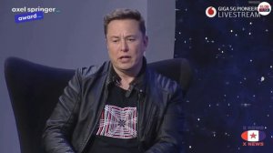 Гений Илон Маск, интервью на премии Axel Springer 2020