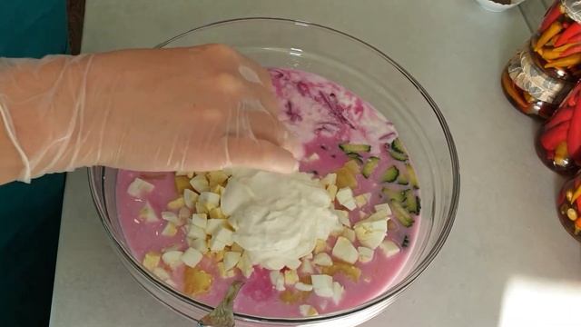 Белорусский холодник или литовский холодный борщ ? Как приготовить холодник на кефире.