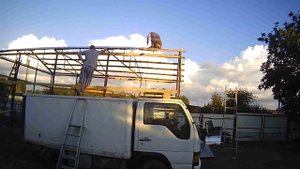 Строим небольшой ангар для хранения зерна Ч.2